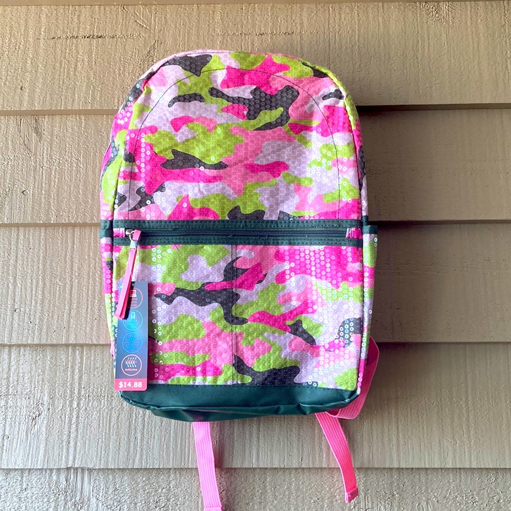 Wonder Nation Pink Camo Backpack